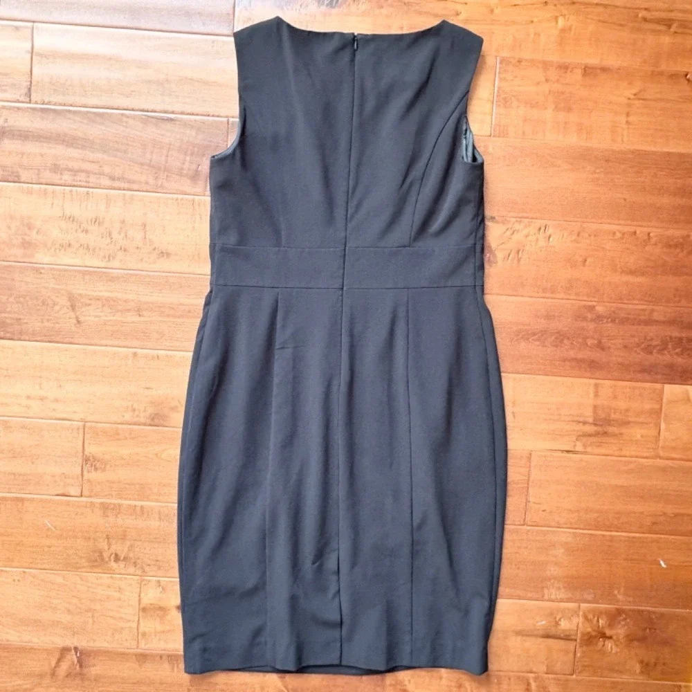 MARK & SPENCER Pleated‎ Evening Mini Dress Red Stitch UK 14